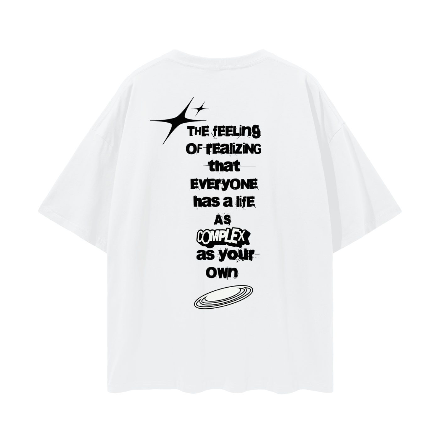 Oversize Deep Drop Shoulder Tee - 190 GSM